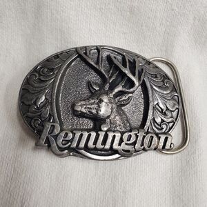 1994 Bergamot Remington Arms Deer Hunter Belt Buckle First Production Run USA